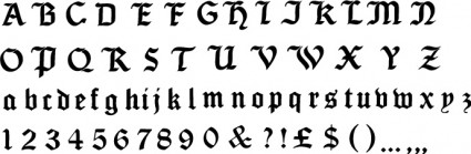 alfabeto di Seagram