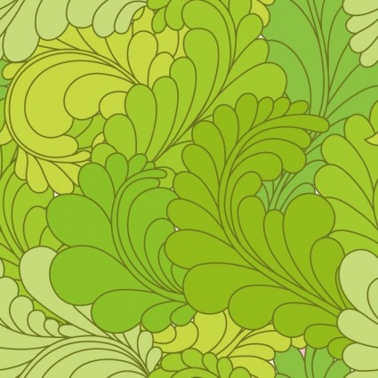Seamless Ornate Floral Pattern Vector Background