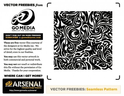 Seamless Swirls Vector Freebies