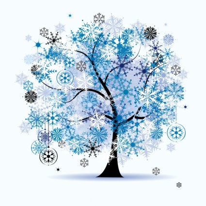 saisons d'arbre vectoriel