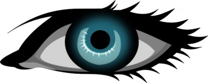 Secretlondon blau-Auge-ClipArt-Grafik