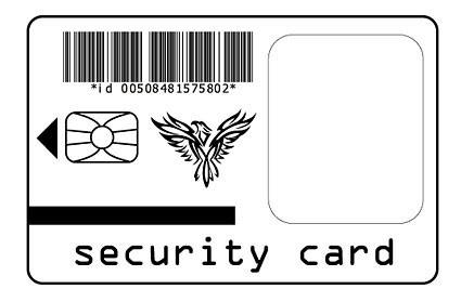 セキュリティ カードのベクトル
