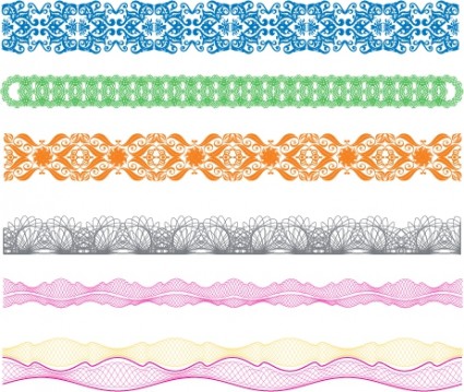 Security Lines Lace Pattern Vector