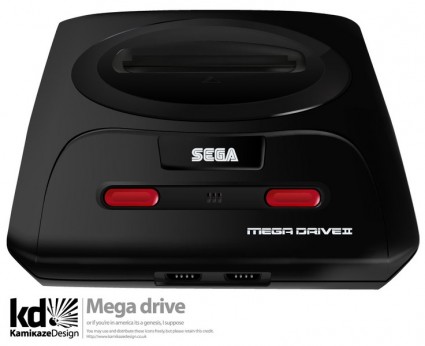 Sega mega привод вектор