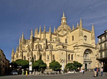 Segovia Spanien Kathedrale