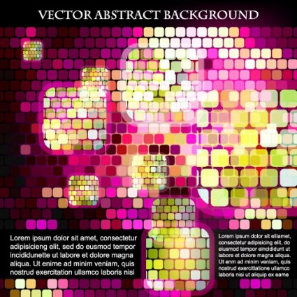 Sense Of Science And Technology Background Grid Vector