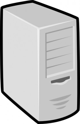 servidor linux caixa clip-art