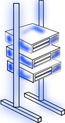Server s Rahmen ClipArt