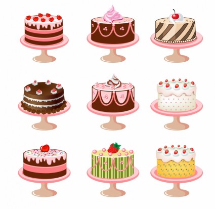 Set Of Cakes