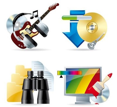 Set Of Computer Web Icons