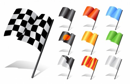 集赛车旗帜