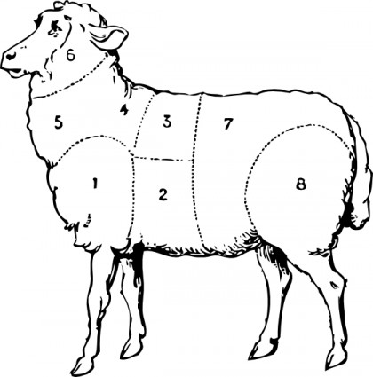 羊的剪贴画