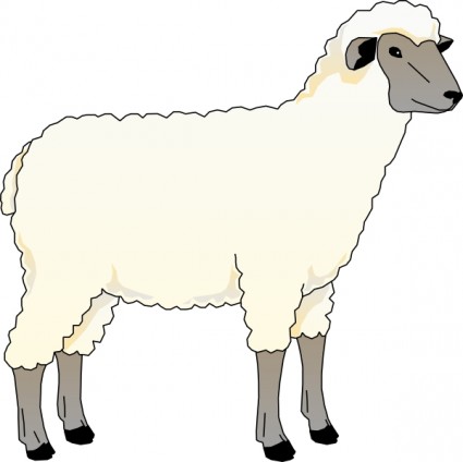 clipart de moutons brebis