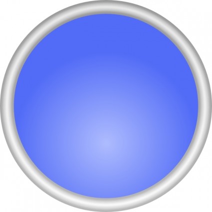 glänzend blauen Kreis ClipArt