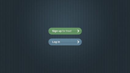 반짝이 투명 한 웹 버튼