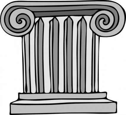 clipart pilier court