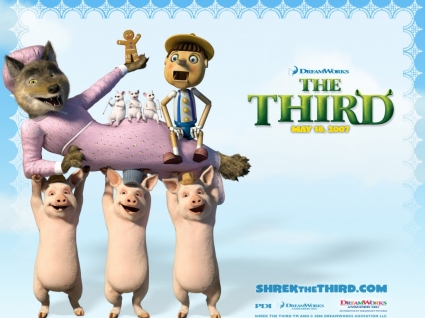 caracteres de Shrek o terceiro papel de parede filmes shrek