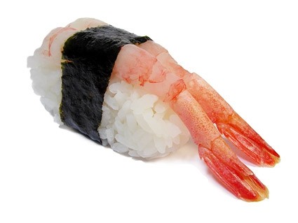 photo de sushi crevette