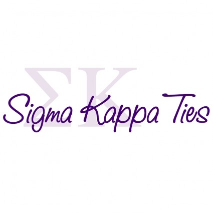 Sigma Kappa Krawatten