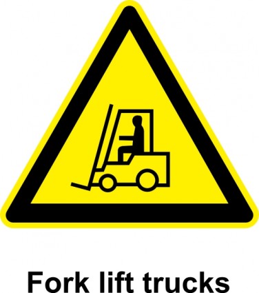 tanda fork lift truk clip art