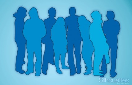 free vector silhouettes