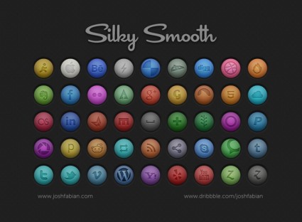 Silky Smooth Social Icons