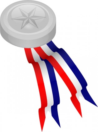 Medalhão de prata clip-art