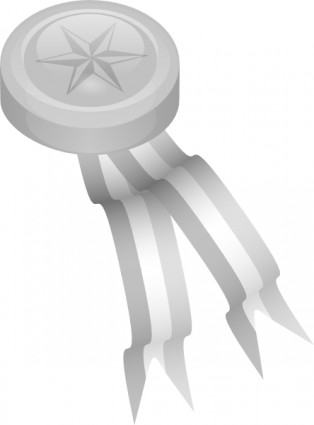 Medalhão de prata clip-art