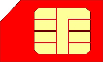 SIM carte gsm clip art