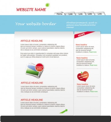 einfache und elegante Web-Vektor