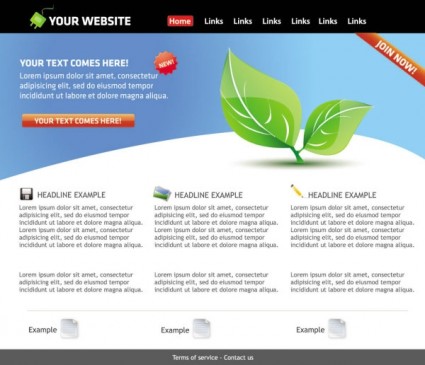 vettoriale web semplice ed elegante