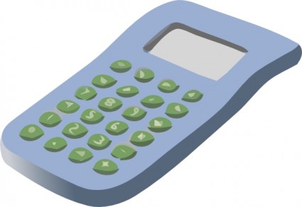 clip art de calculadora simple