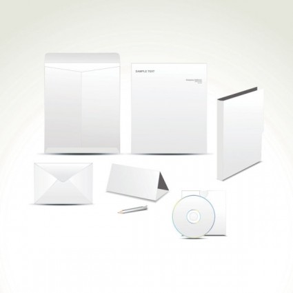 einfache cd-Verpackung-Vektor
