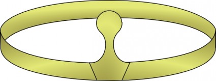 einfache Krone mit einem Riser-ClipArt