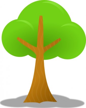clipart de árvore simples