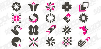 単純なトレンド ベクトルのロゴ デザイン素材