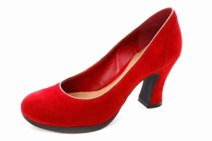 один красный обуви