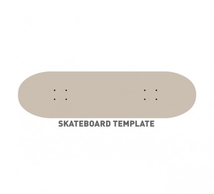 feudale Hændelse Passende Skateboard Template-vector Misc-free Vector Free Download