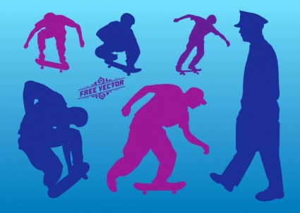 grafica vettoriale di skateboard