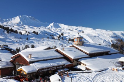 station de ski des montagnes