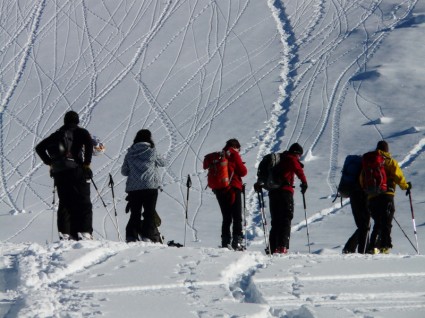esquí tour invierno caminata caminata