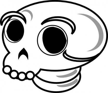 clip art de cráneo