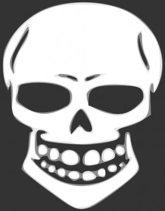clip art de cráneo humano de rayos x