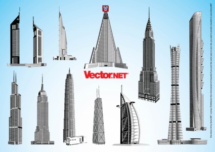 Wolkenkratzer-Vektoren