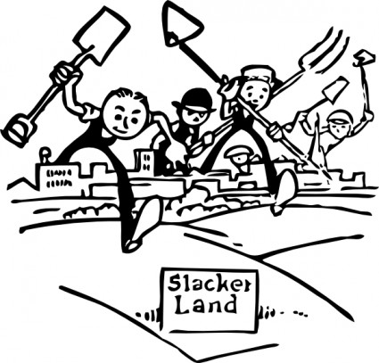 Slacker Land-ClipArt