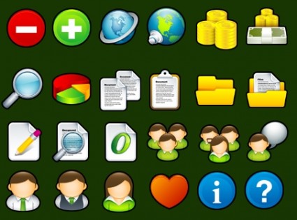 pack d'emoticones base icônes xp élégant