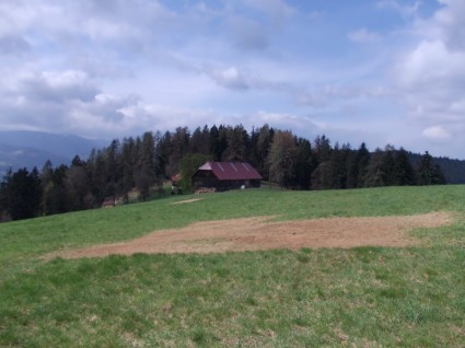 granero de granja de Eslovaquia