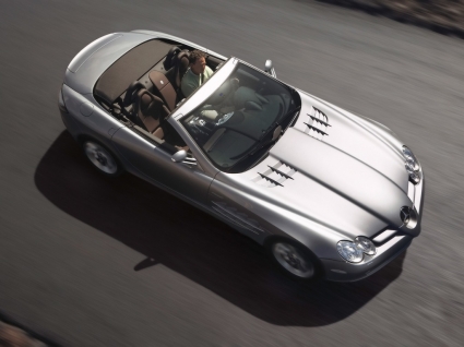 Bilder-Autos von Mercedes SLR Roadster Geschwindigkeit