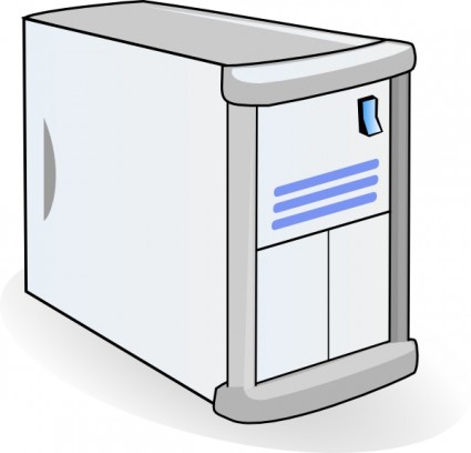 pequeno caso web mail server clip-art
