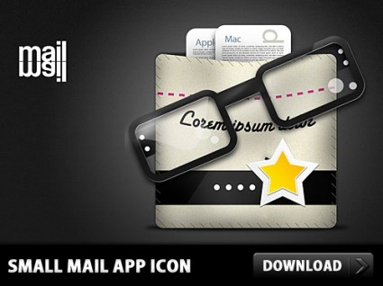 kecil mail app icon psd